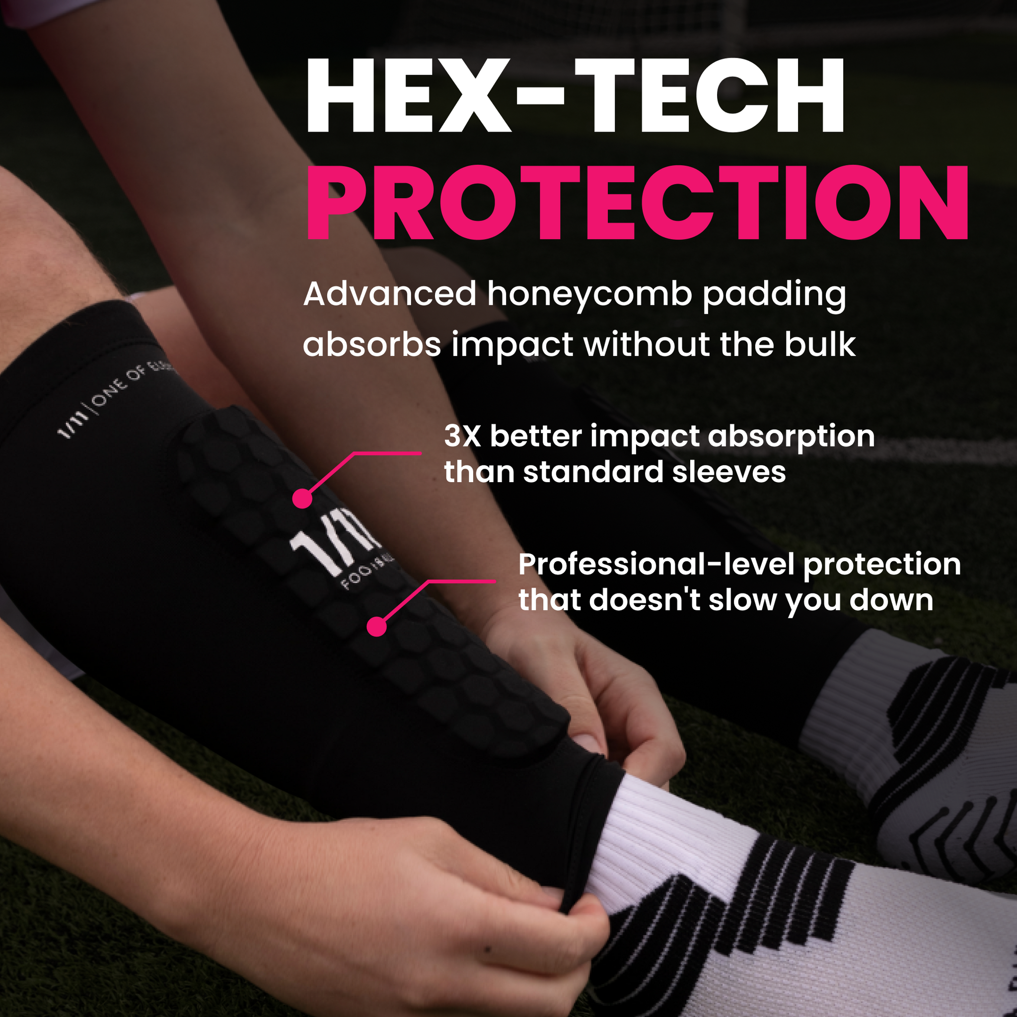 Shin Pad Sleeves - Lock In. Play On
