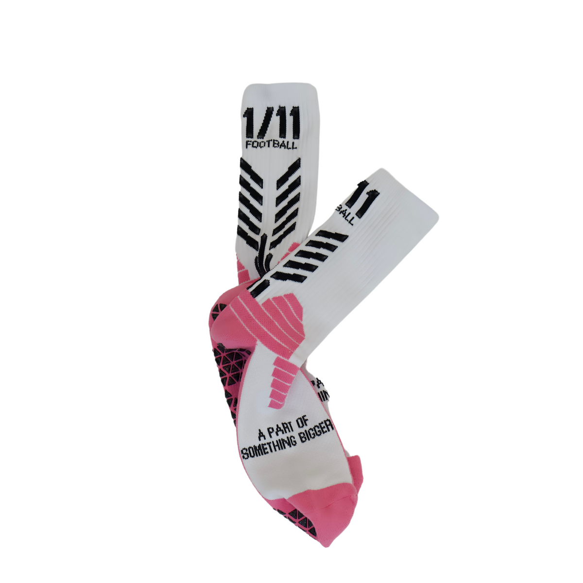 Pink grip socks
